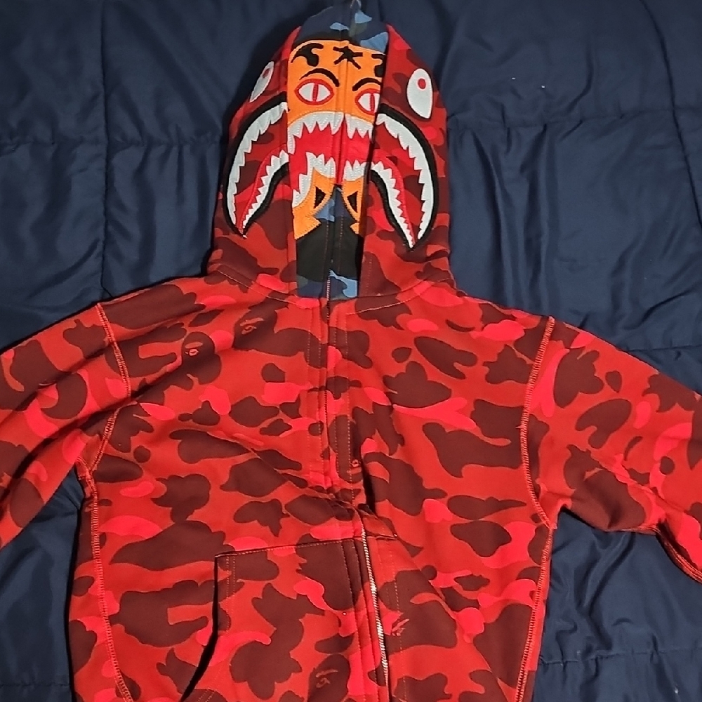 Men Red Camouflage Joggers